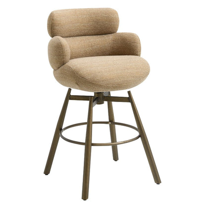 Jena - Fabric Counter Height Chair With Swivel