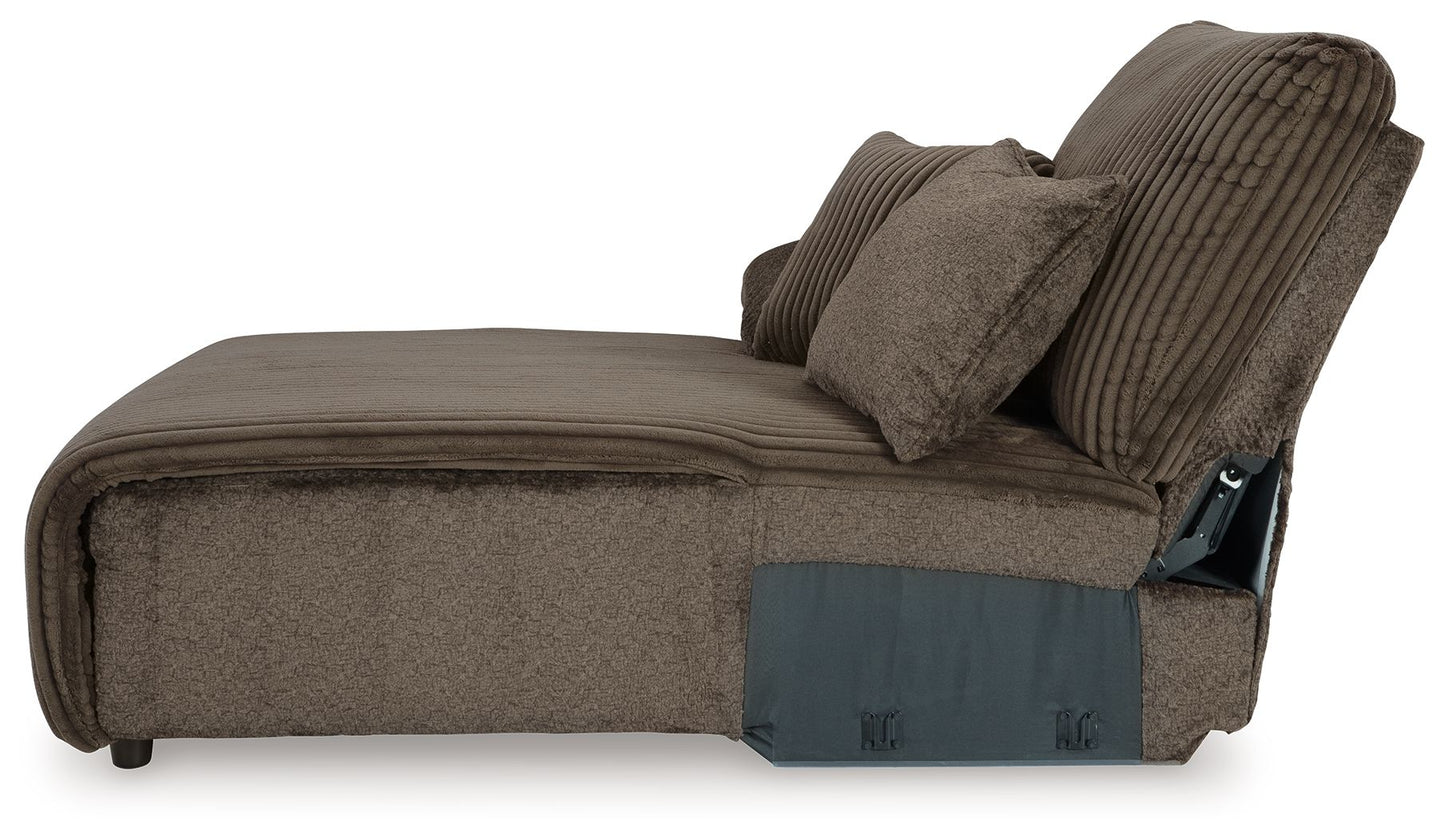 Top Tier - Laf Press Back Chaise - Chocolate