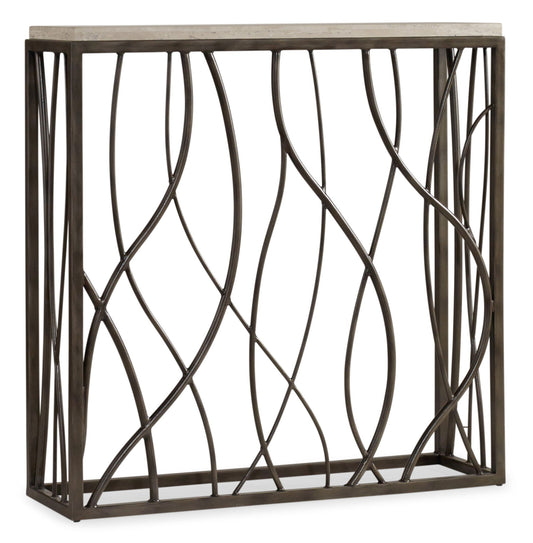 Home Accent - Thin Metal Console - Dark Gray