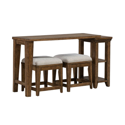 Carolina Park - 3 Piece Console Set - Amber Brown