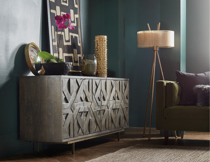 Commerce And Market - Layers Credenza - Dark Gray