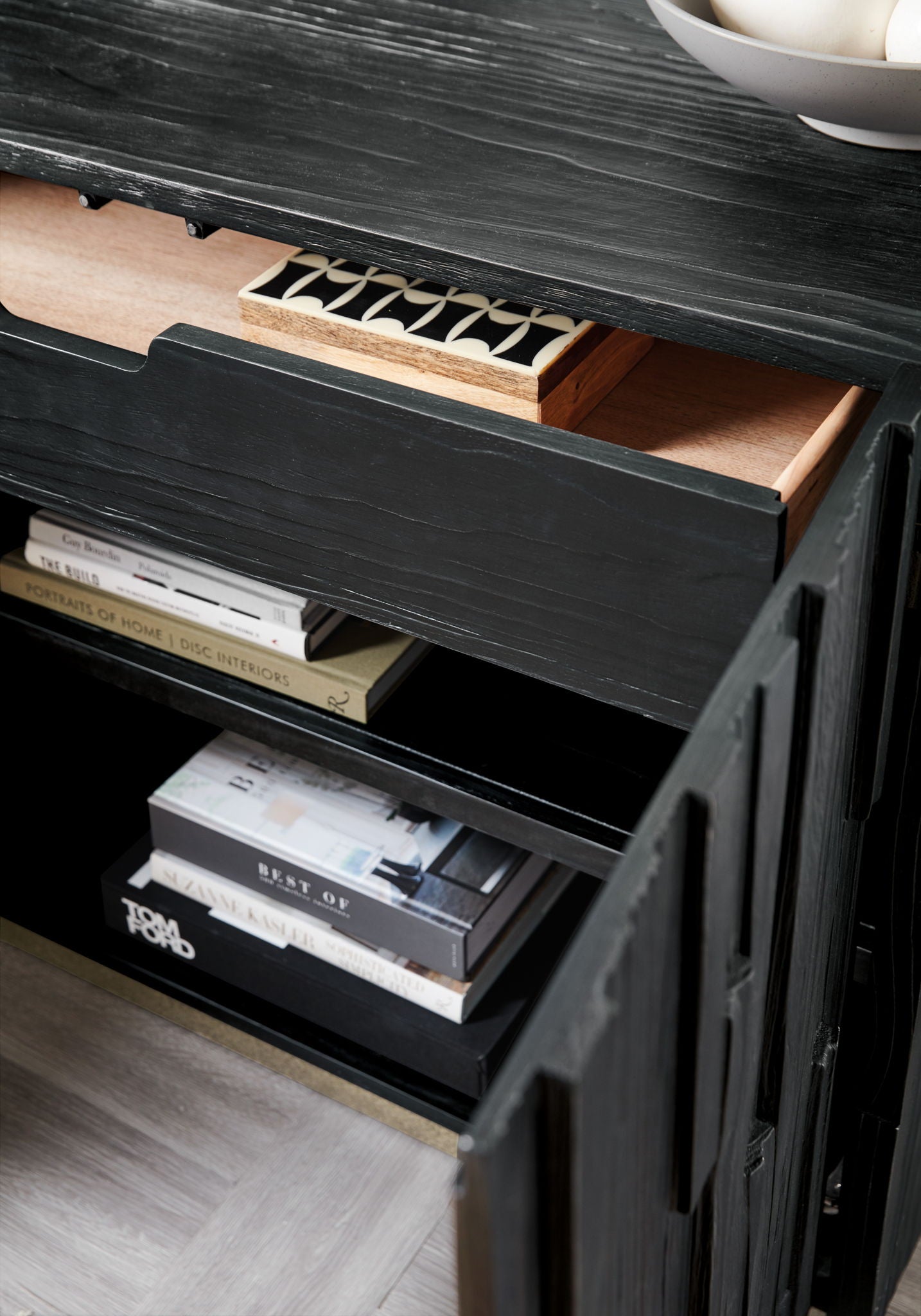 Chapman - Shou Sugi Ban Accent Chest - Black