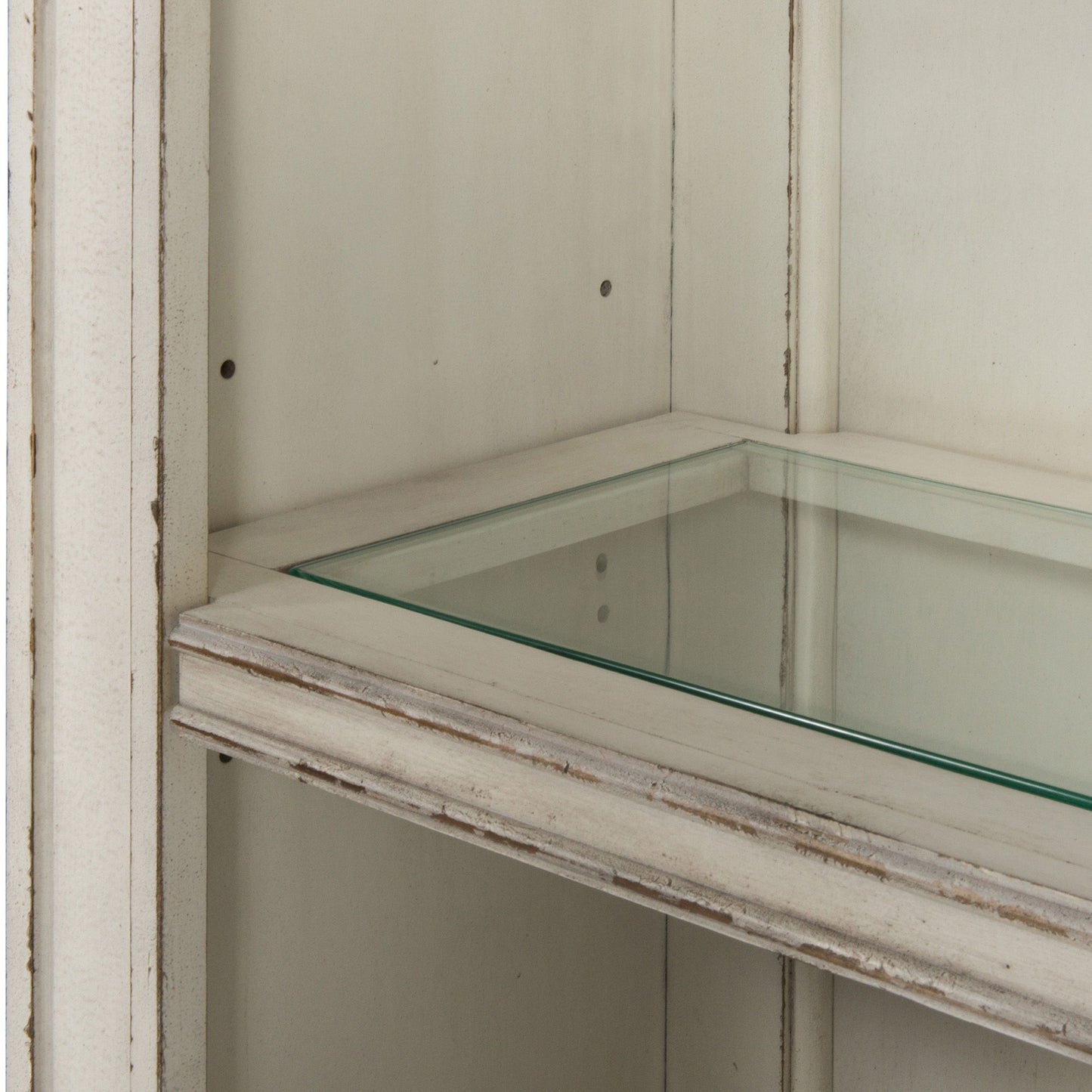 Magnolia Manor - Credenza Hutch - Antique White