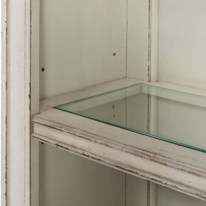 Magnolia Manor - Credenza Hutch - Antique White