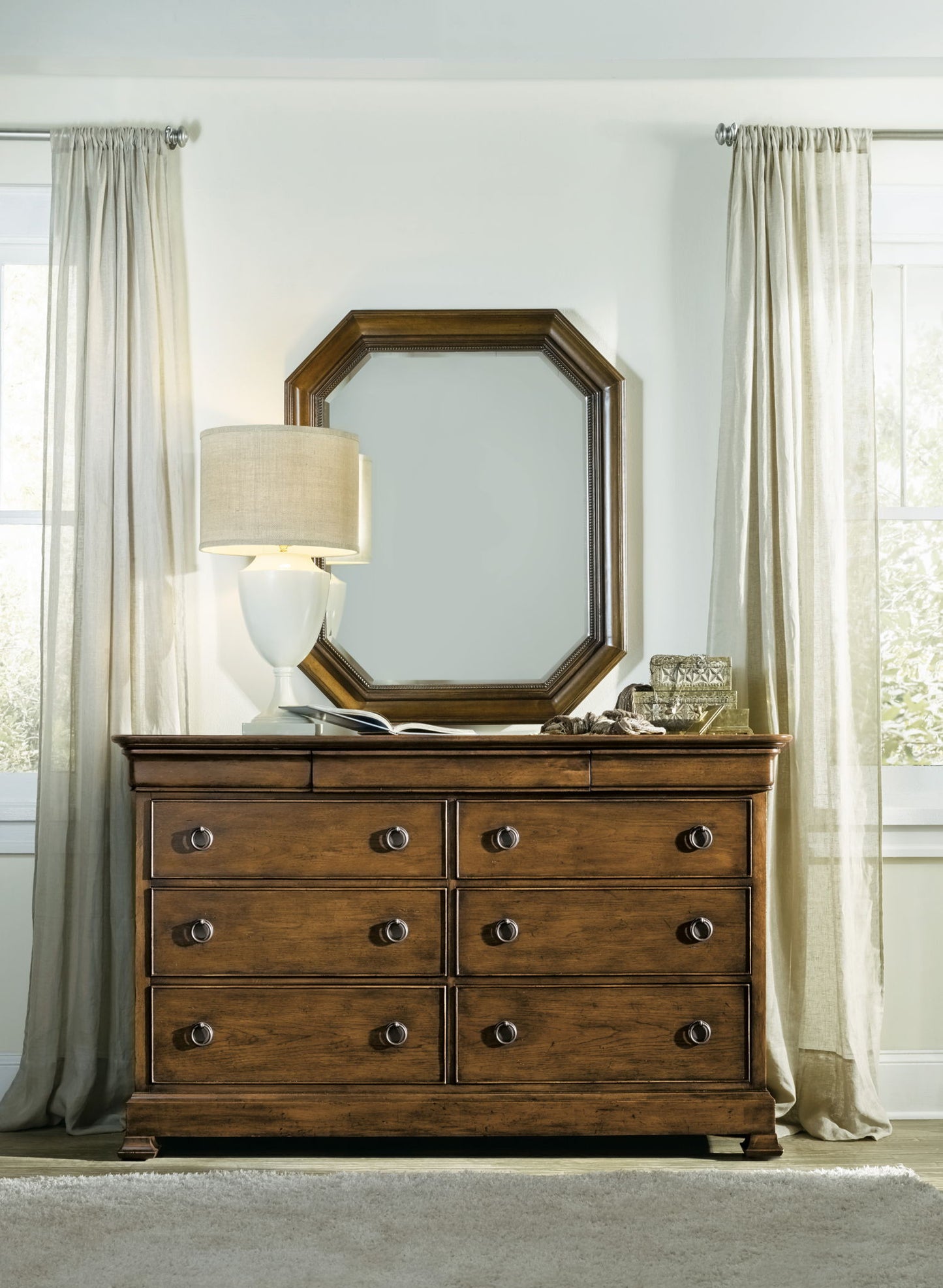 Archivist - 9-Drawer Dresser - Dark Brown