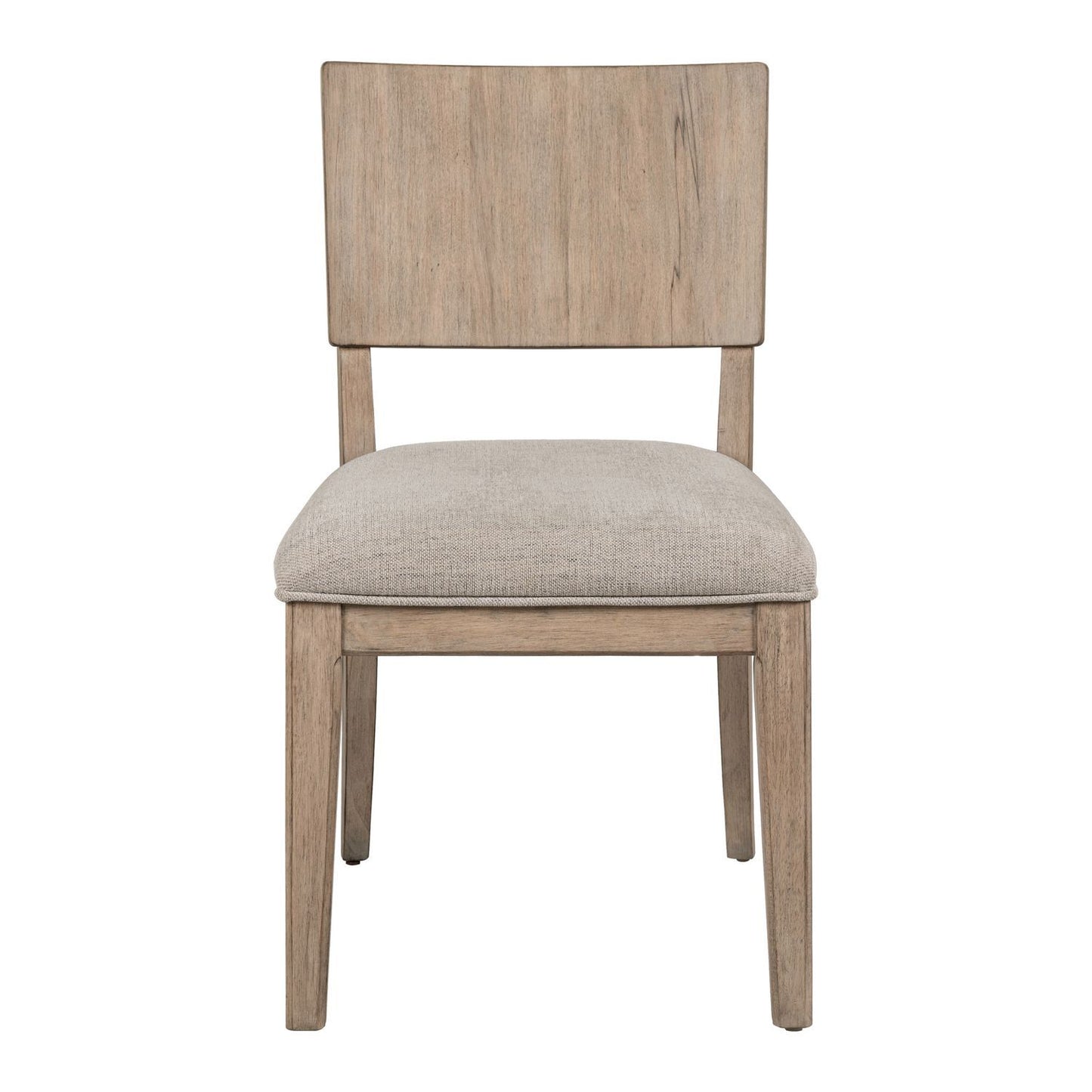 Proximity Place - Panel Back Side Chair - Barley Buff