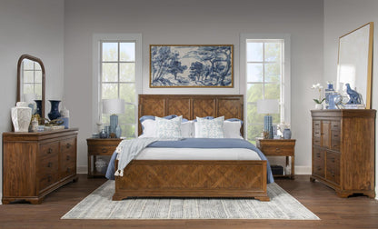 Echelon - Arched Mirror - Heritage Walnut