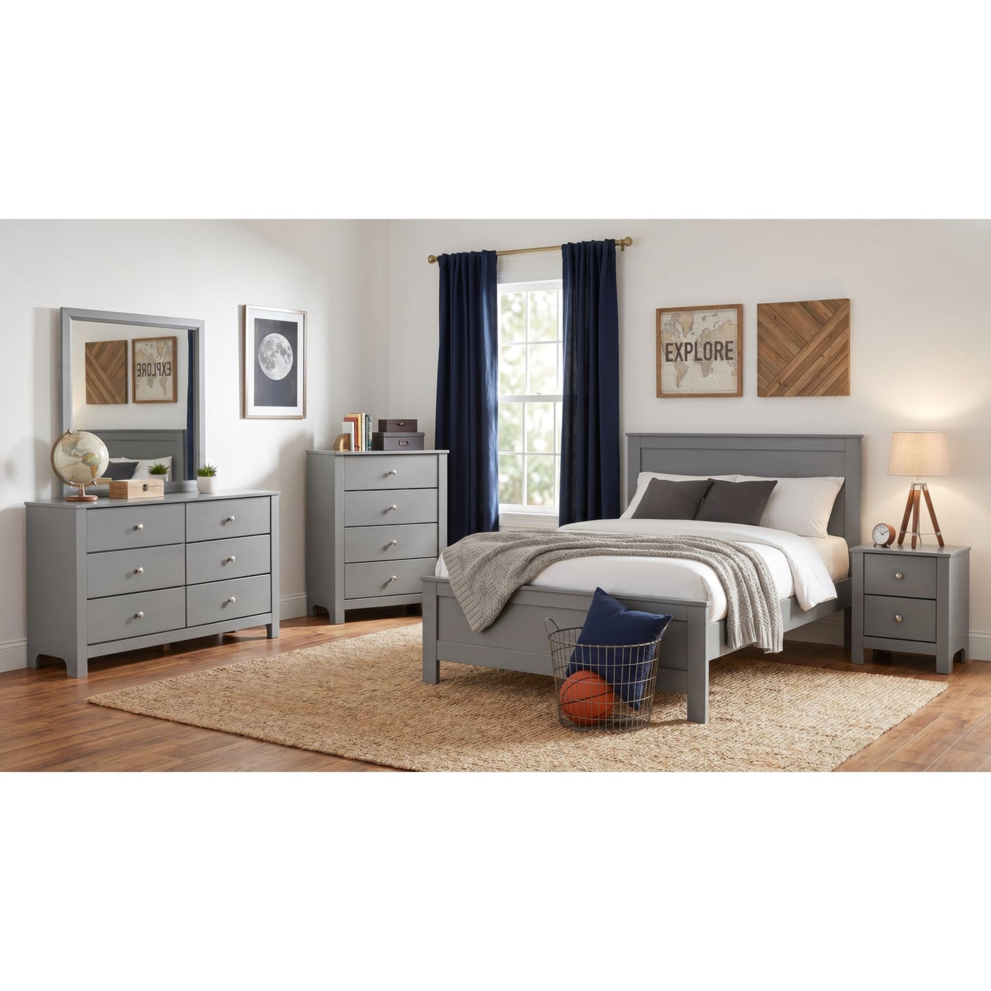Sami - Youth 2-Drawer Nightstand
