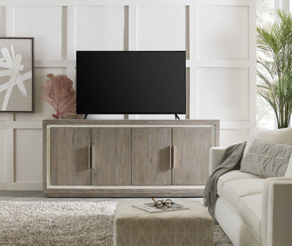 Serenity - Tulum Media Storage Cabinet - Gray