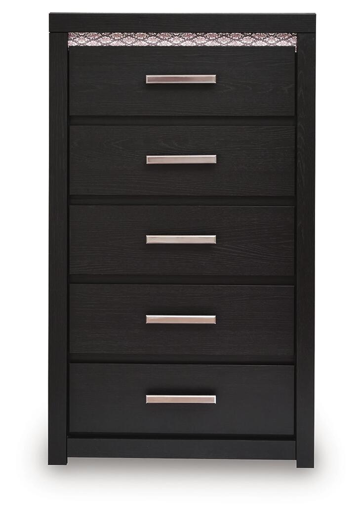 Brizmore - Five Drawer Chest - Black