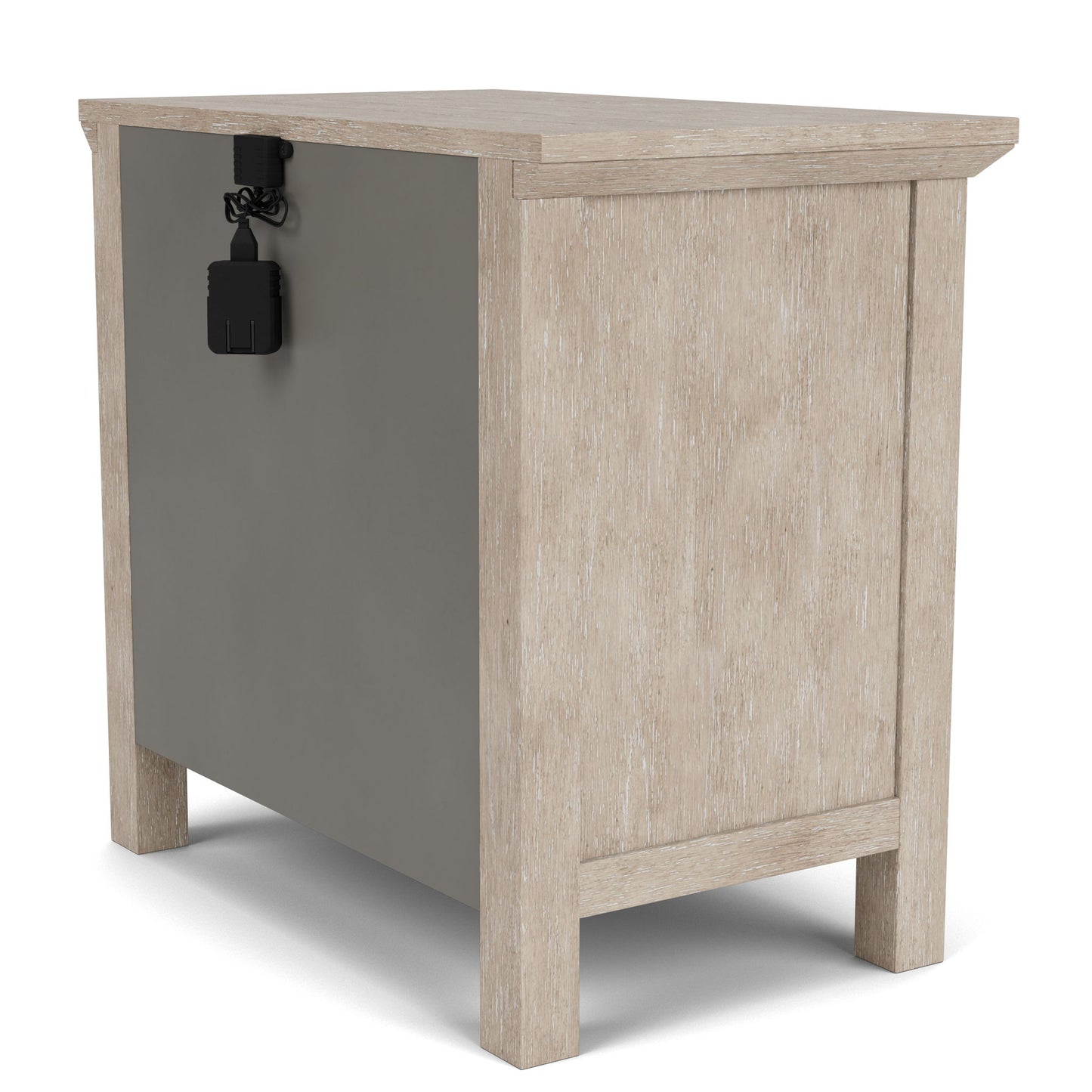 Bennett - Three Drawer Nightstand - Frosted Gray