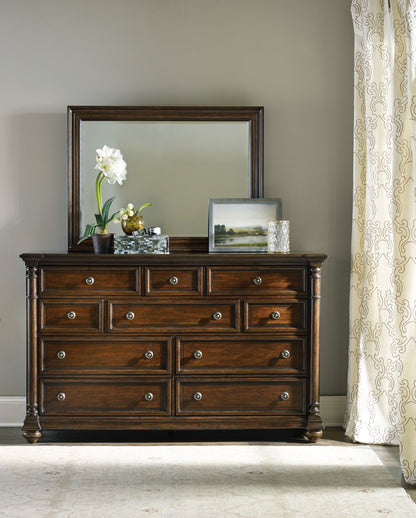 Leesburg - Dresser - Dark Brown