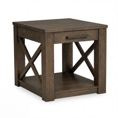 Ellison - End Table - Desert Oak