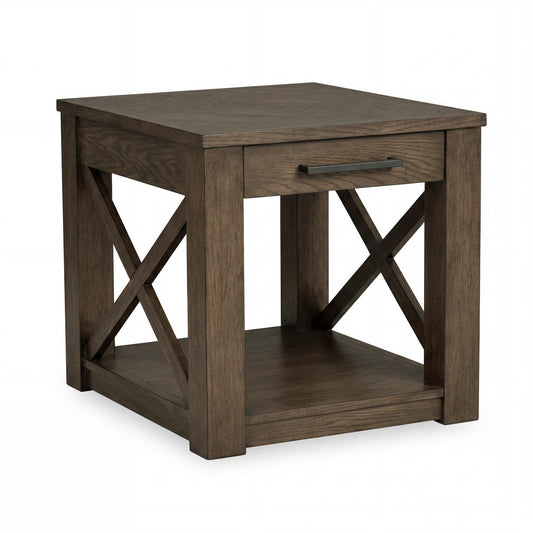 Ellison - End Table - Desert Oak