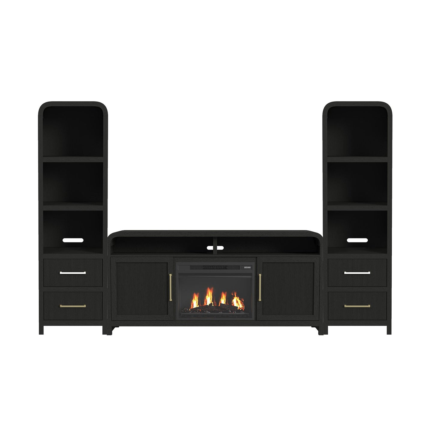 Ridgemont - 4 Piece Entertainment Unit With 70" TV Console