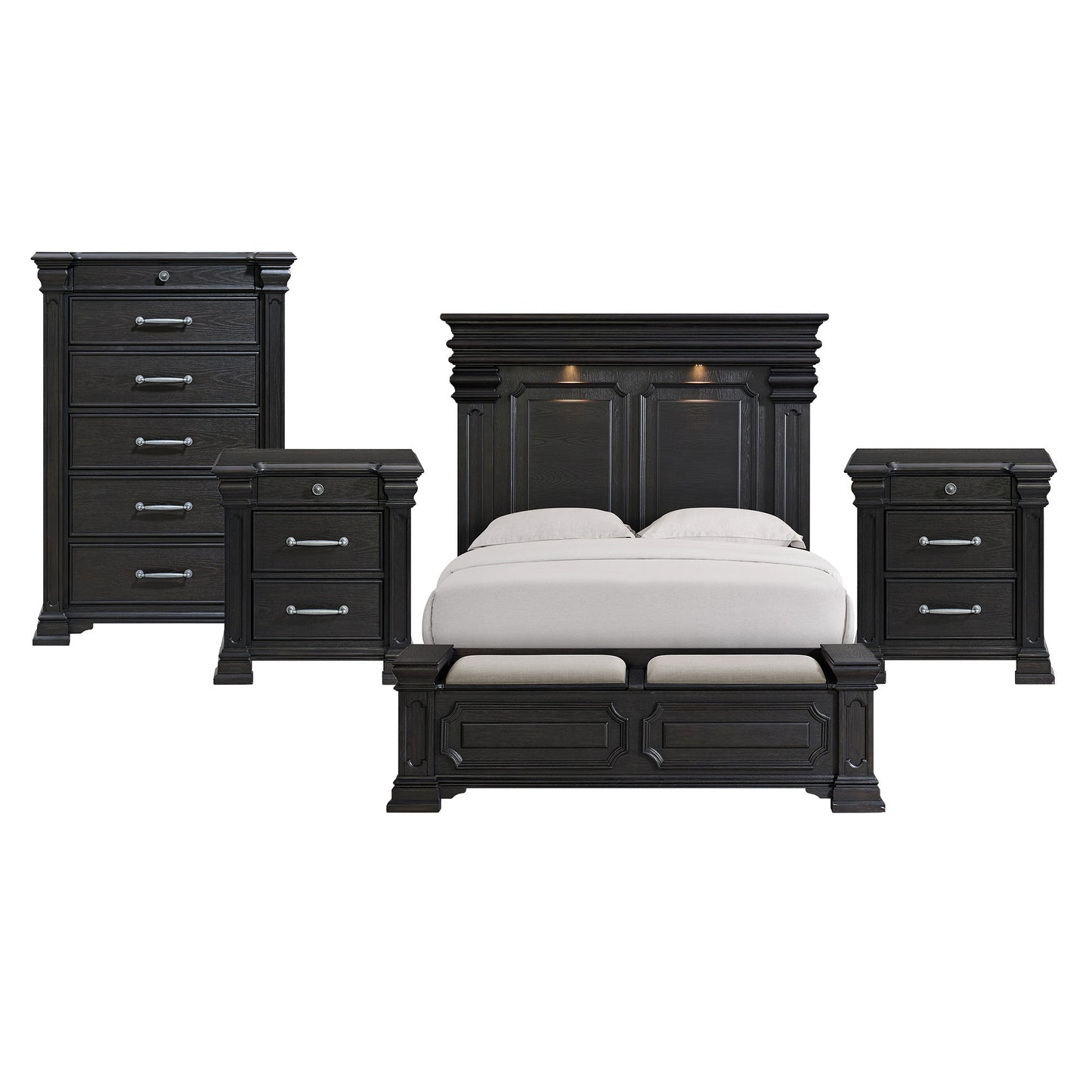 Kings Court - Storage Bedroom Set