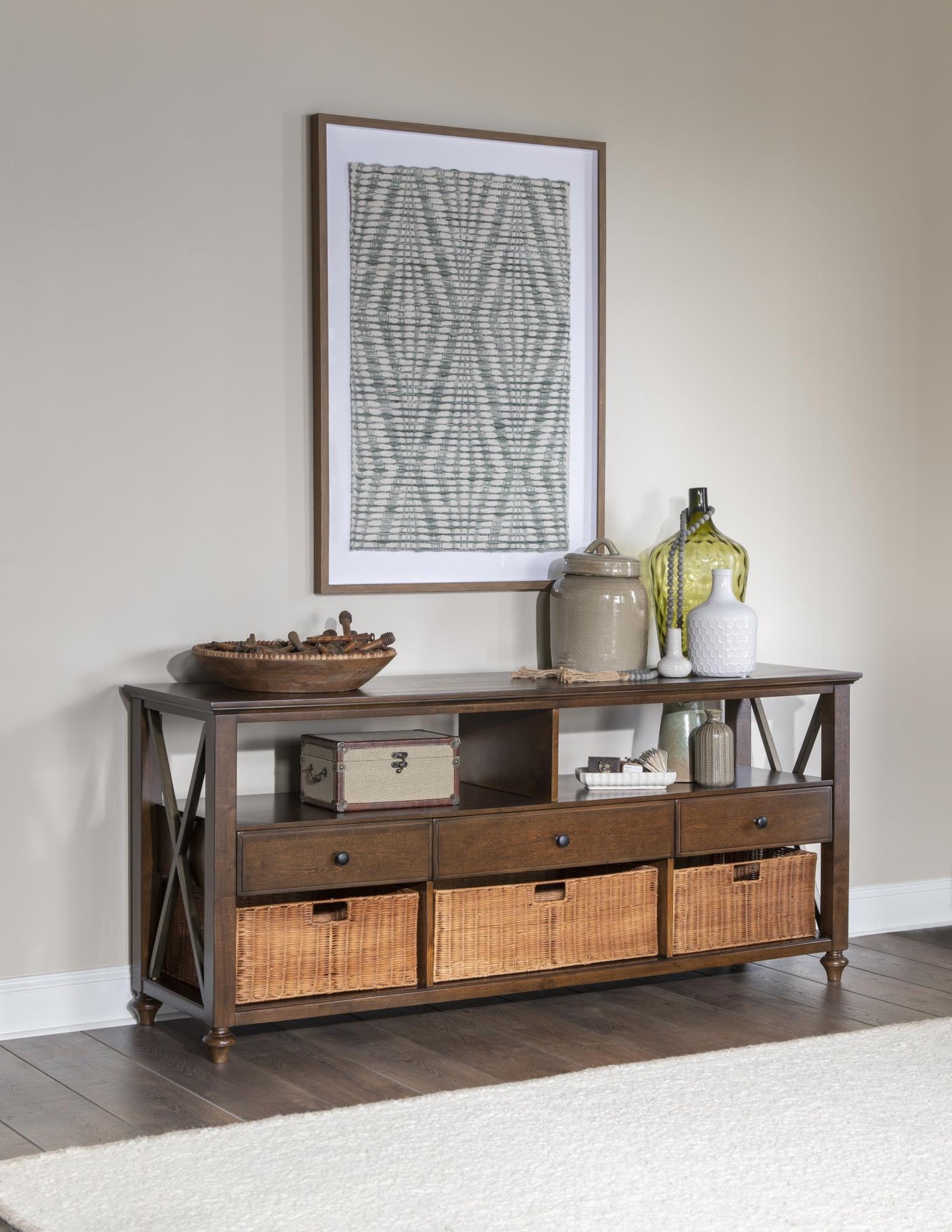 Elise - Sofa Table - Warm Cherry