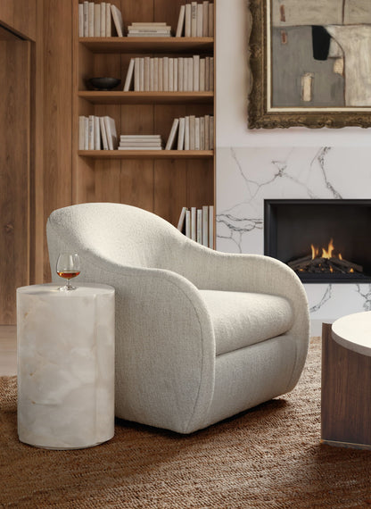 Eleana - Accent Table - White