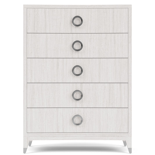 Hepburn - 5 Drawer Chest - White