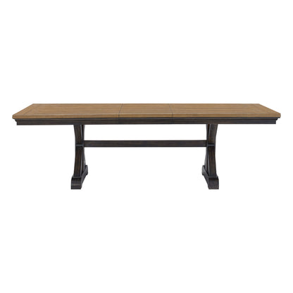 Montrose - Dining Table With 20" Leaf - Espresso And Brown