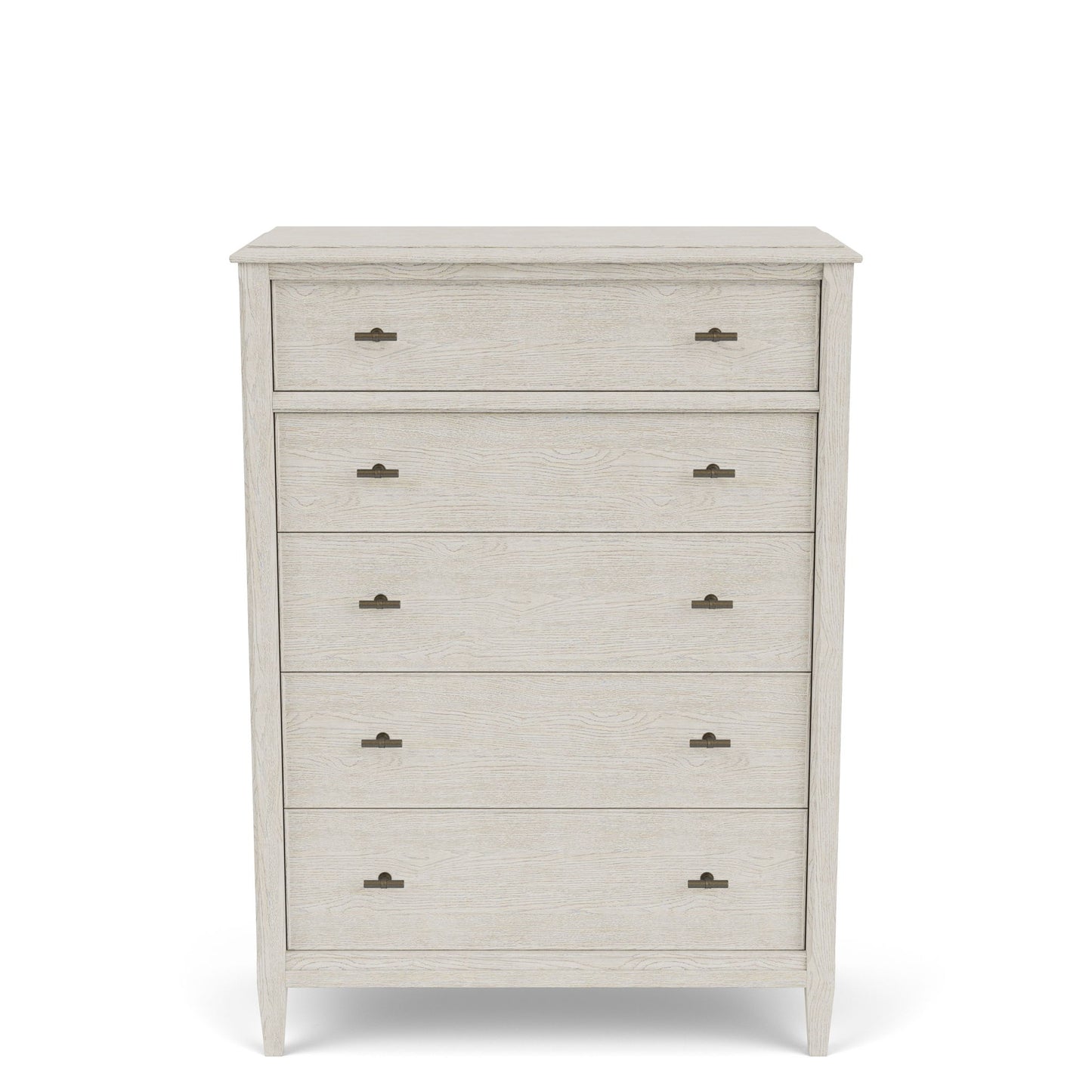 Carmella - Five Drawer Chest - Pebble Oak