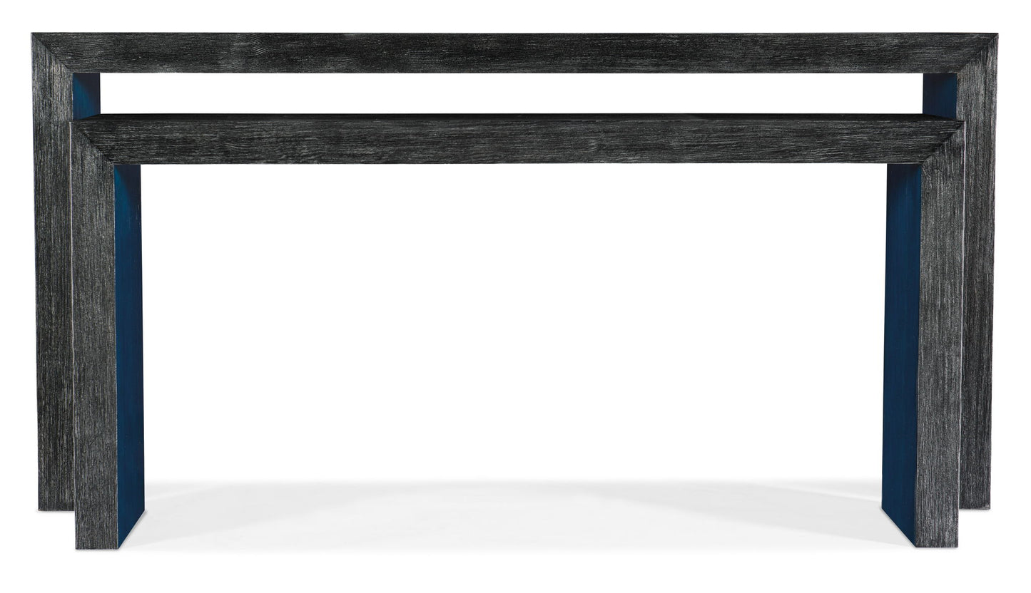 Melange - Halen Nesting Sofa Tables - Black