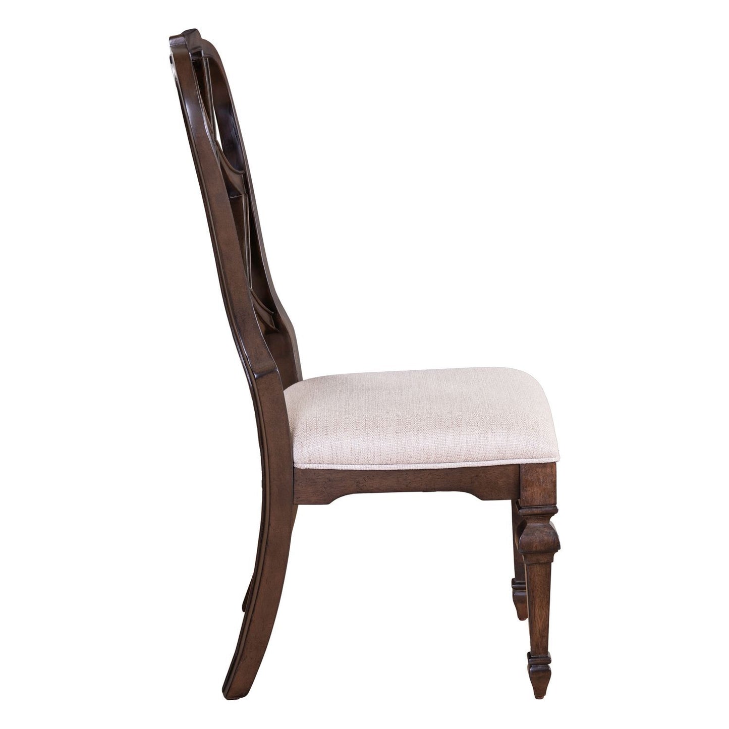 Provence Park - Wood Back Side Chair - Chateau Brown