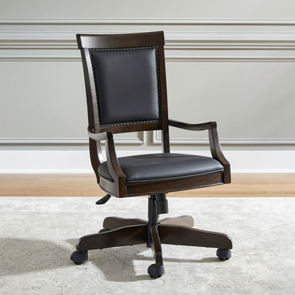 Brayton Manor - Jr Executive Desk Chair - Cognac
