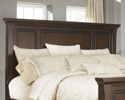 Porter - Queen Panel Headboard - Rustic Brown
