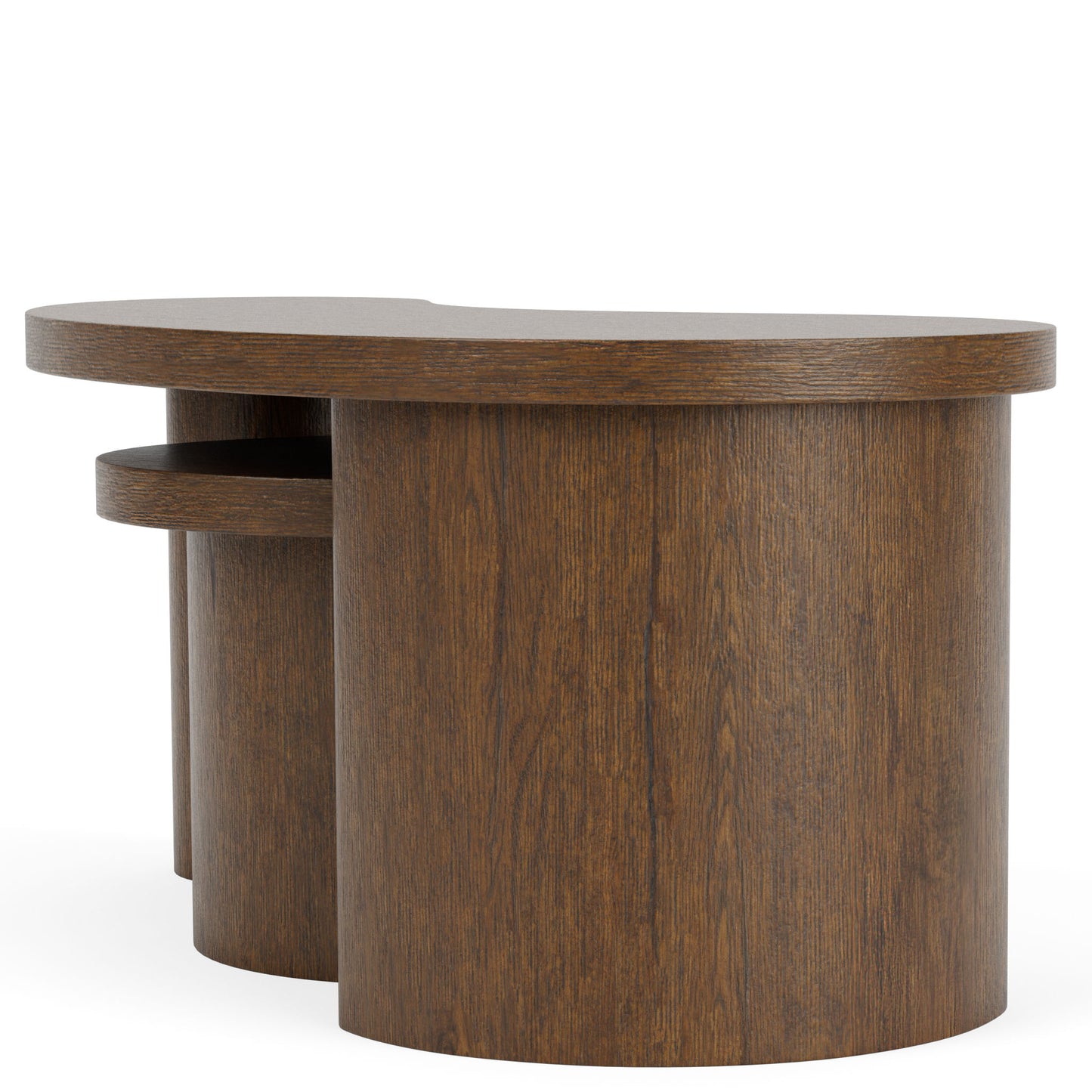 Santa Cruz - Bunching Cocktail Tables - Whiskey Oak