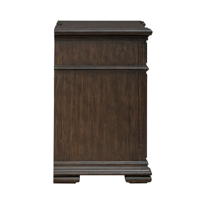 Provence Park - Nightstand With Charging Station - Chateau Brown