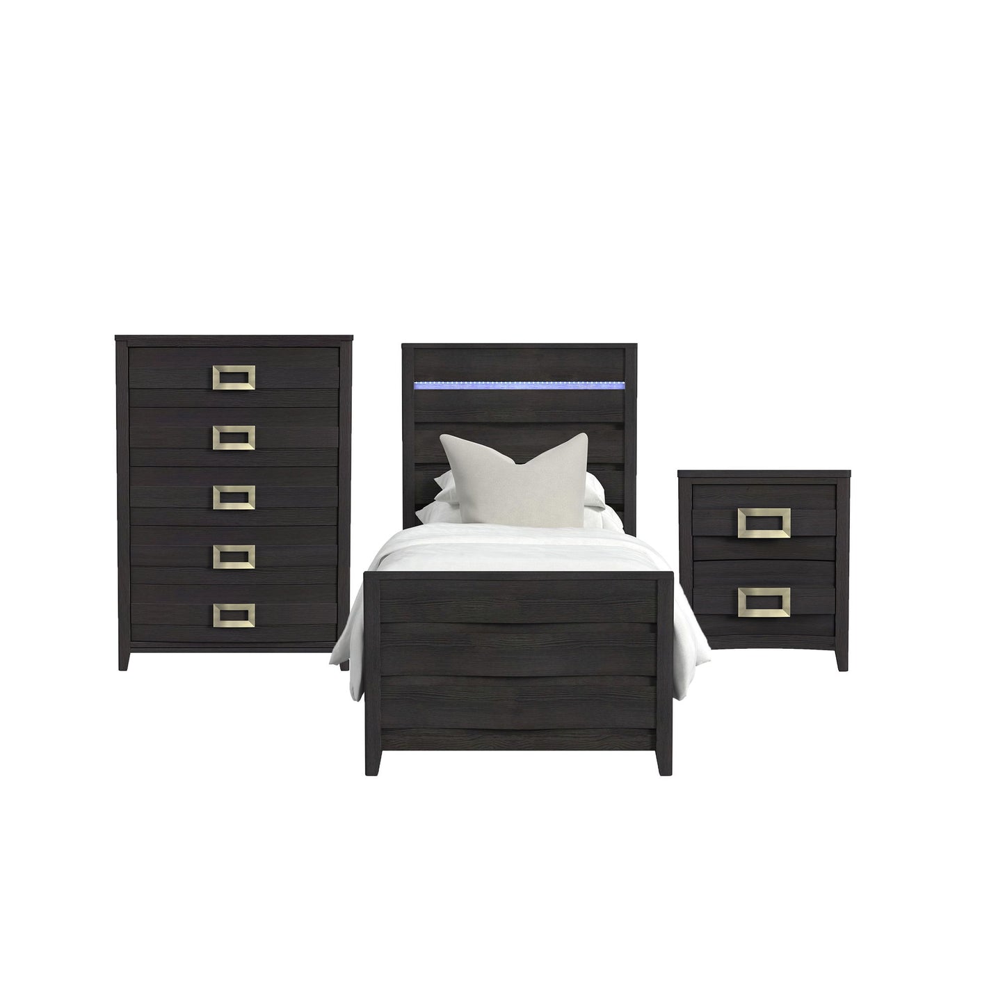 Tobias - Bedroom Set With LED