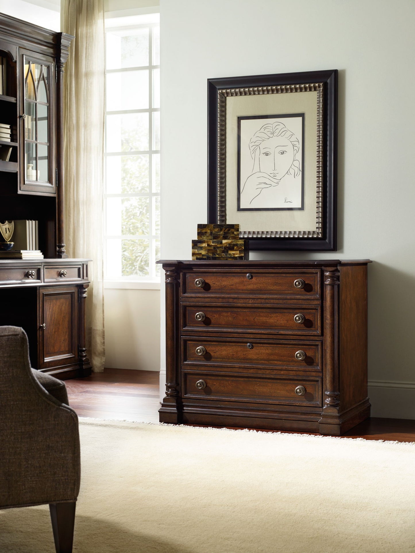 Leesburg - Lateral File - Dark Brown