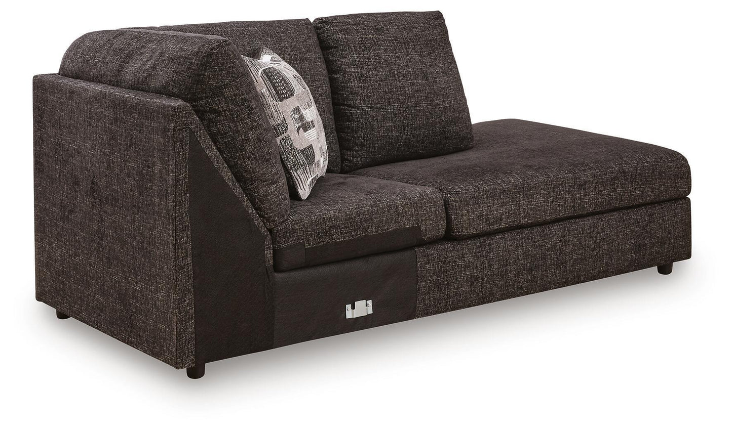 Lentiz - RAF Corner Chaise - Onyx