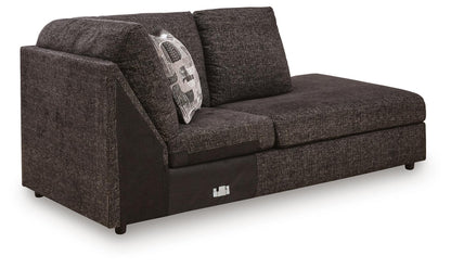 Lentiz - RAF Corner Chaise - Onyx