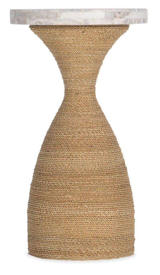 Surfrider - Drum Table - Light Brown / White