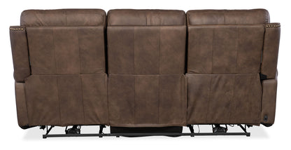 MS - Duncan Power Sofa With Power Headrest & Lumbar