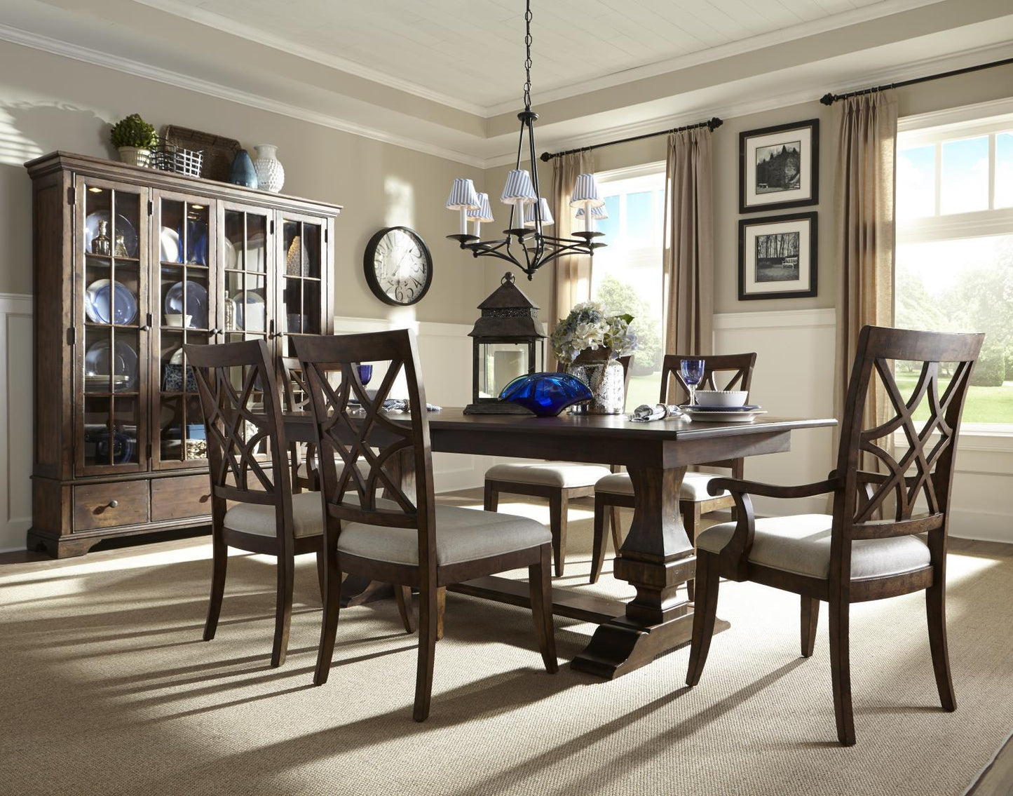 Trisha Yearwood Home - Nashville Arm Chair (Set of 2) - Coffee