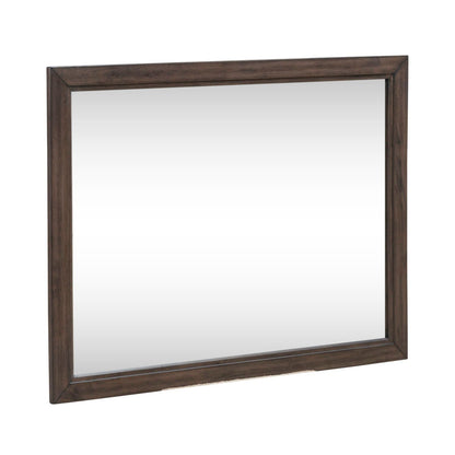 Modern Edge - Landscape Mirror - Caffe