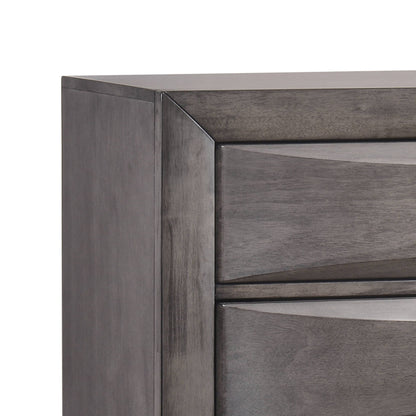 Emily - 5-Drawer Chest (Sturdy) - Gray