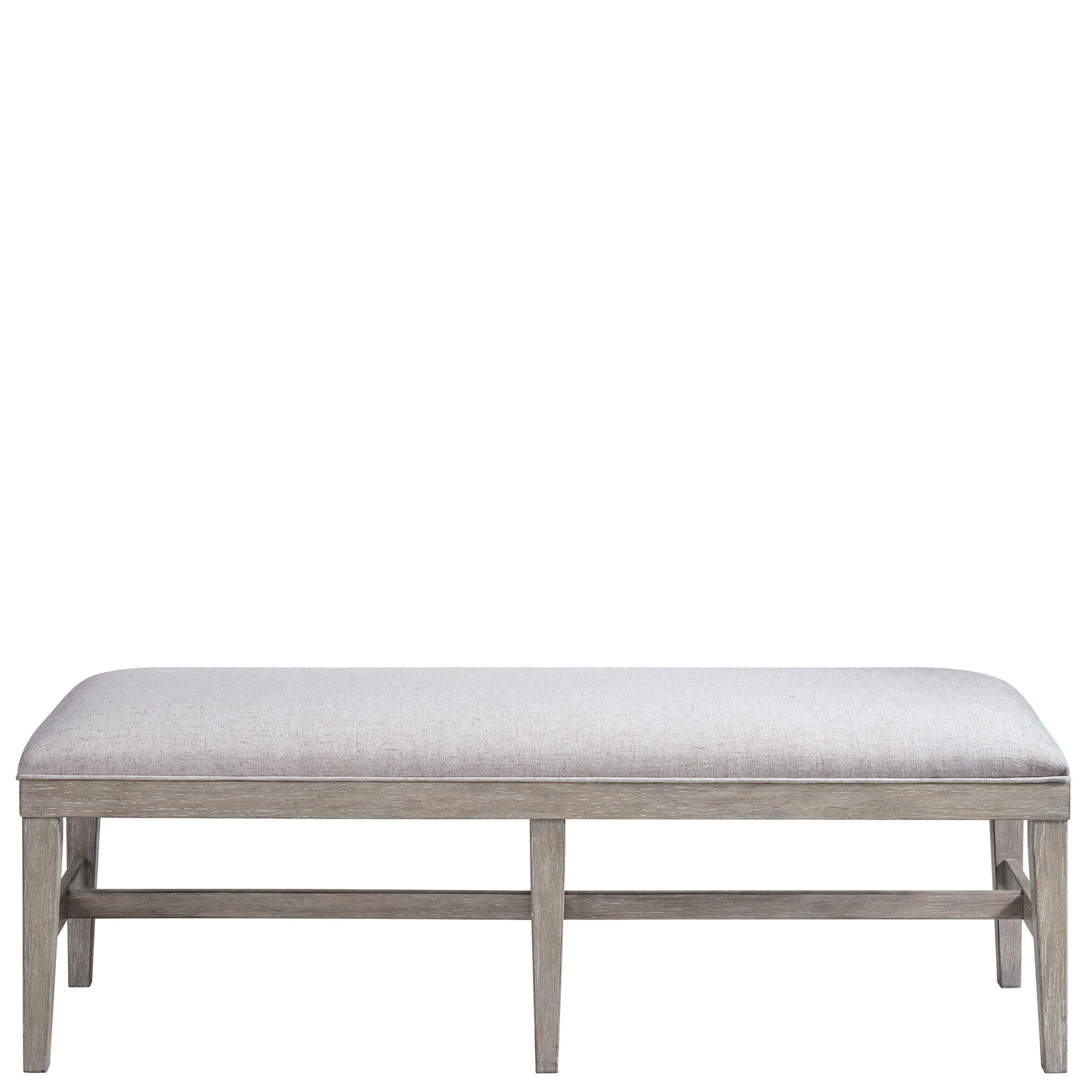 Bennett - Upholstered Dining Bench - Frosted Gray