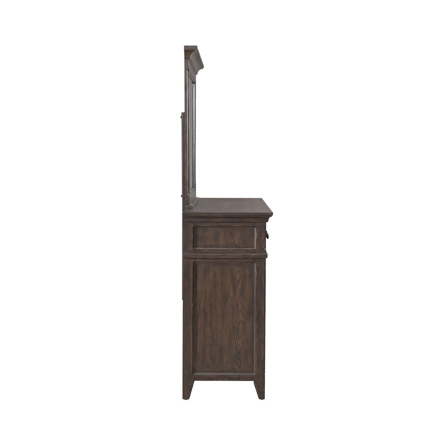Paradise Valley - Dresser & Mirror - Saddle Brown