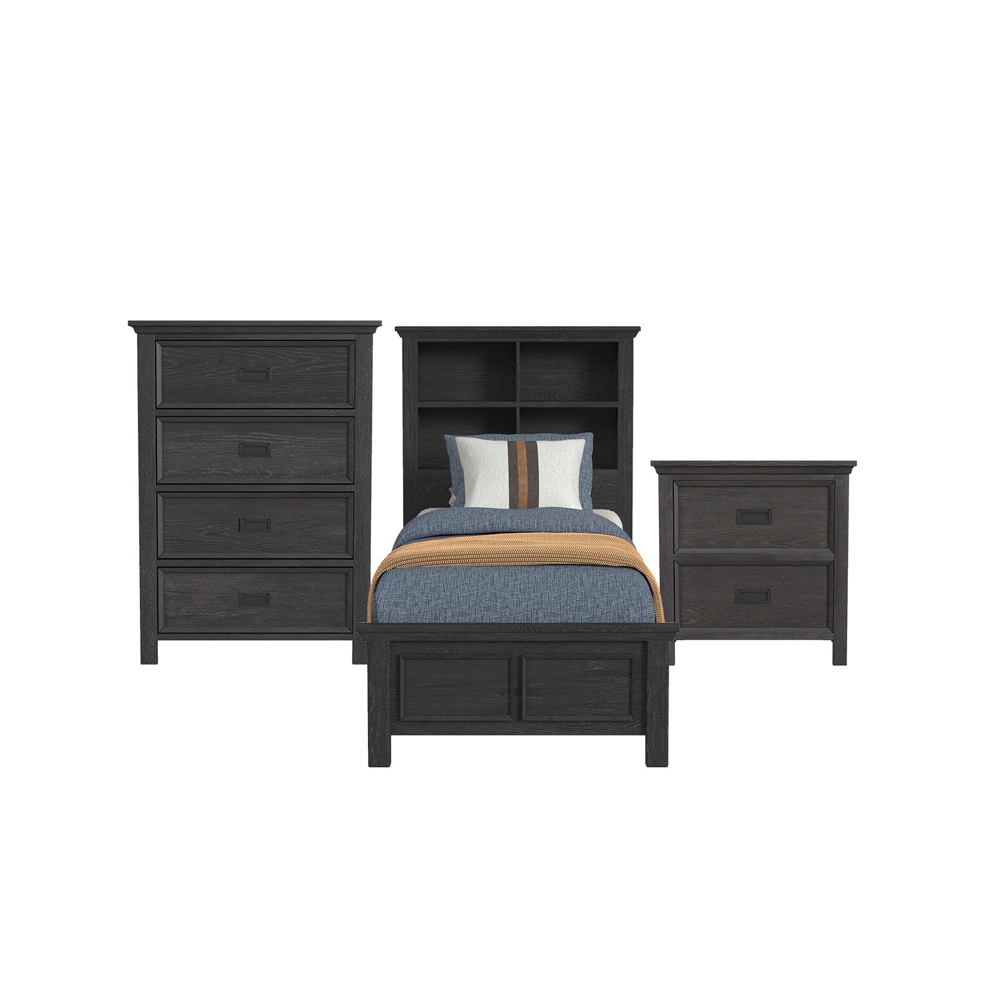 Hampton Kids - Bookcase Bedroom Set