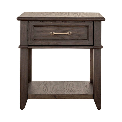 Mill Creek - Drawer End Table - Peppercorn