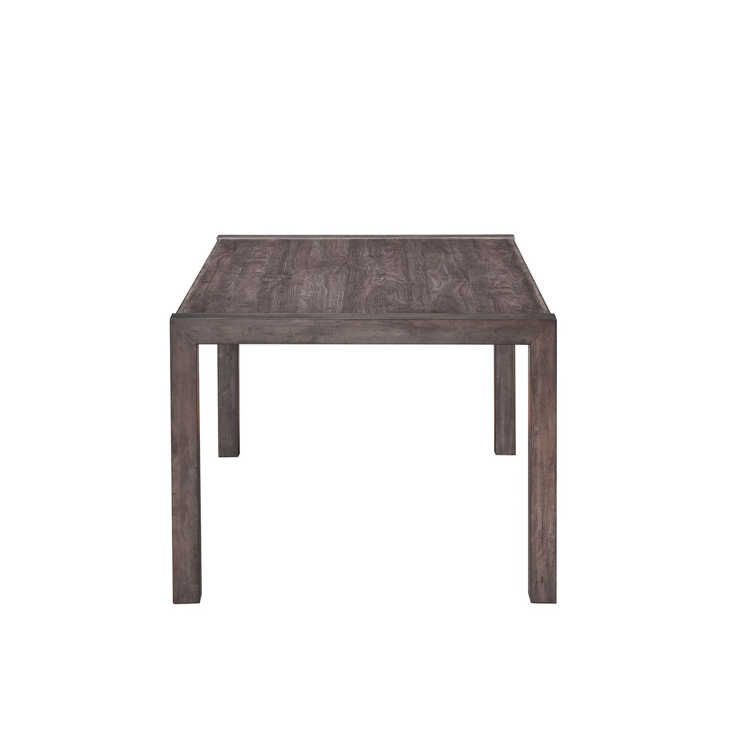 Modern Edge - Rectangular Leg Table - Caffe