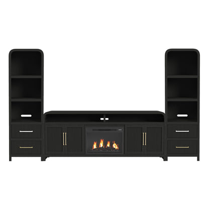 Ridgemont - 4 Piece Entertainment Unit With 82" TV Console