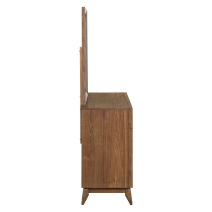 Century Modern - Dresser & Mirror - Walnut
