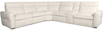MS - Vann Six-Piece Power Sectional - White