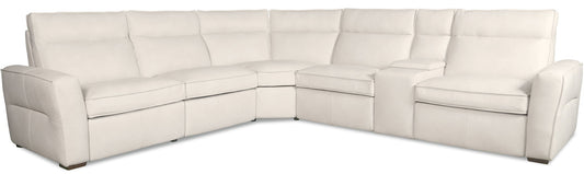 MS - Vann Six-Piece Power Sectional - White