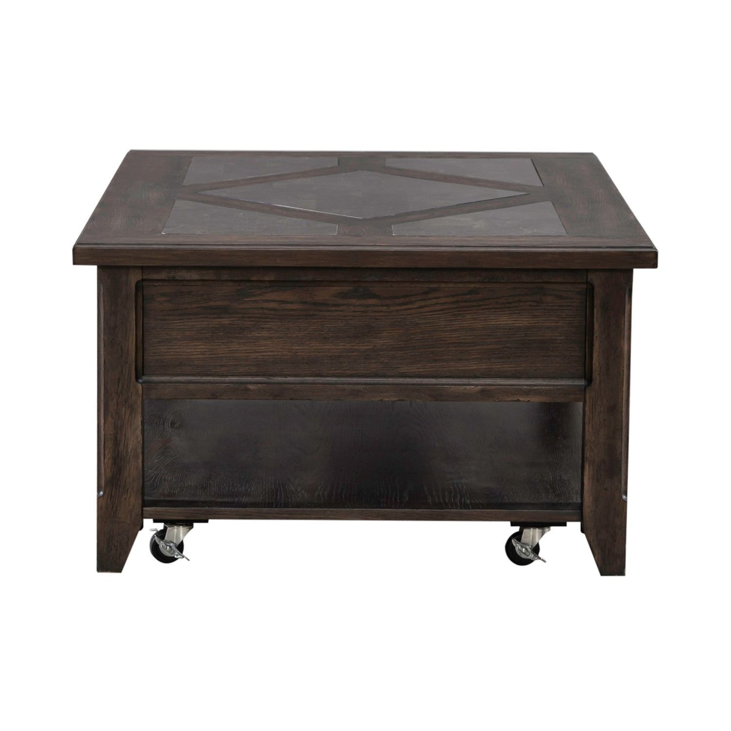 Paradise Valley - Rectangular Cocktail Table - Saddle Brown